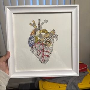 Artwork heart picture avant garde heart beating picture